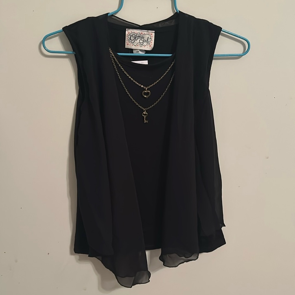 Girl’s 14/16 Black Top